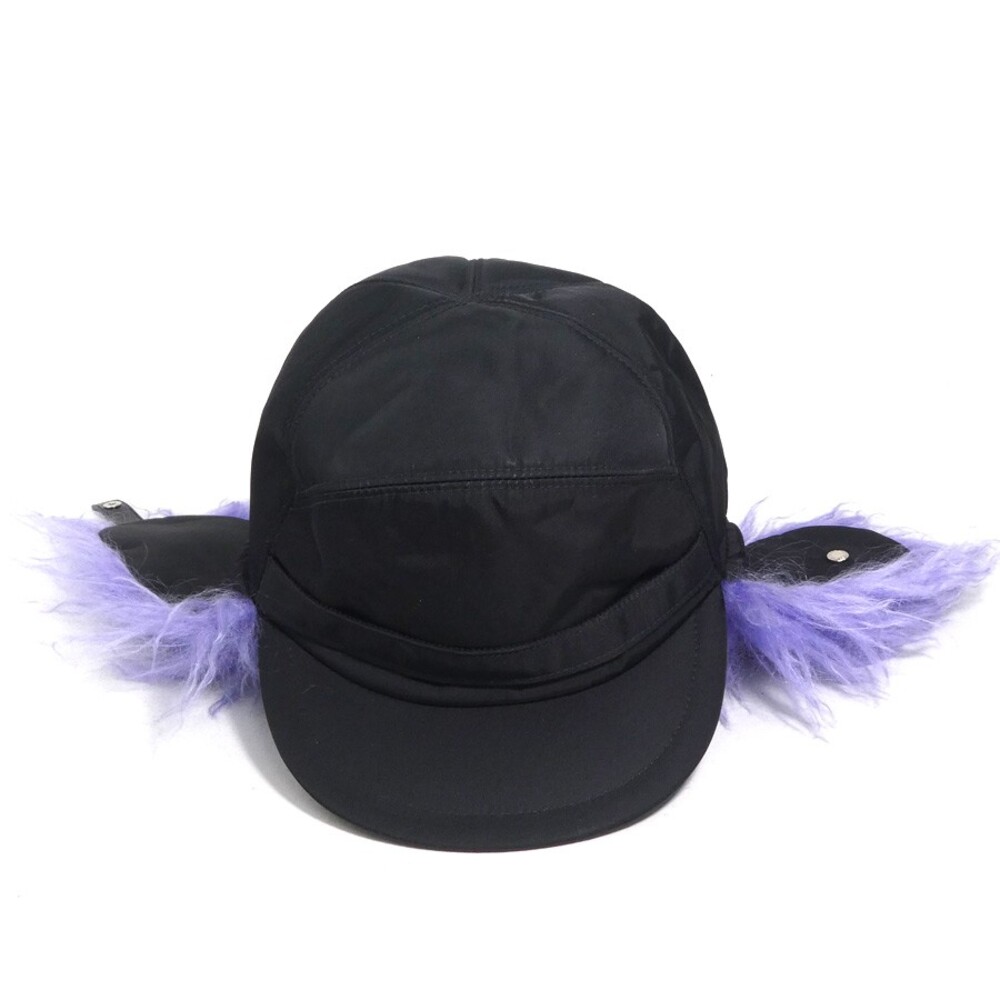 Auth Prada Cap Black/Purple #302731P27B